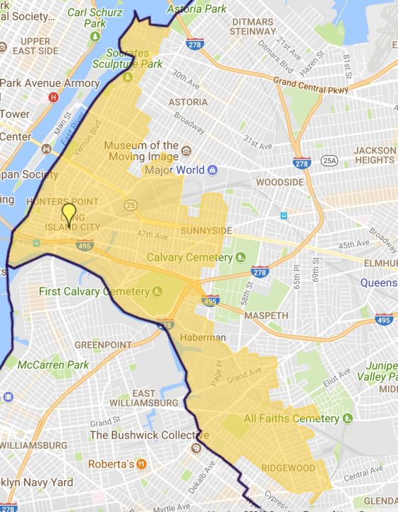 Ocasio cortez district population